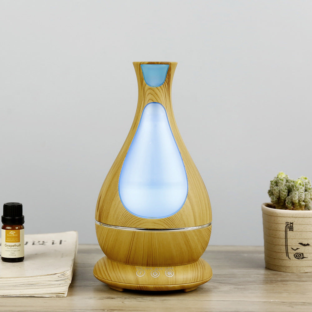 Transform Your Space with the Ultrasonic Mute Wood Grain Humidifier