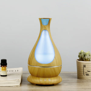 Transform Your Space with the Ultrasonic Mute Wood Grain Humidifier