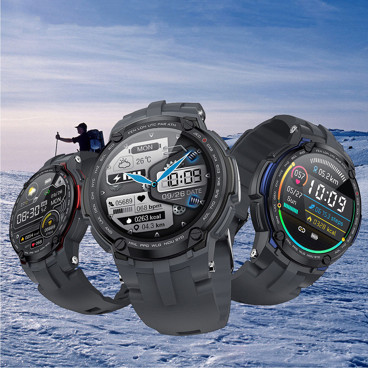 V6 Smart Sports Health Watch Sleep Monitoring