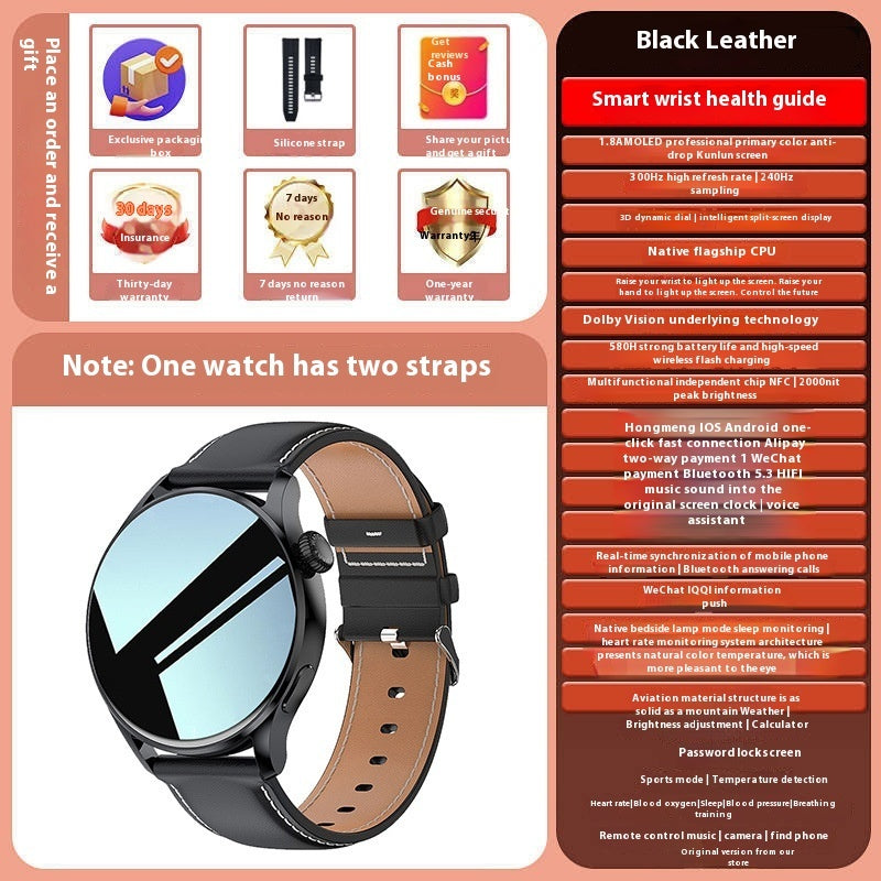 Smart Watch Bluetooth Calling Heart Rate